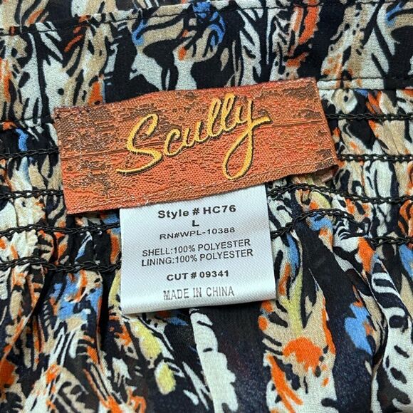 Scully Feather Print Ruffled Dress - Picture 10 of 11